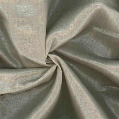 metallic linen fabric